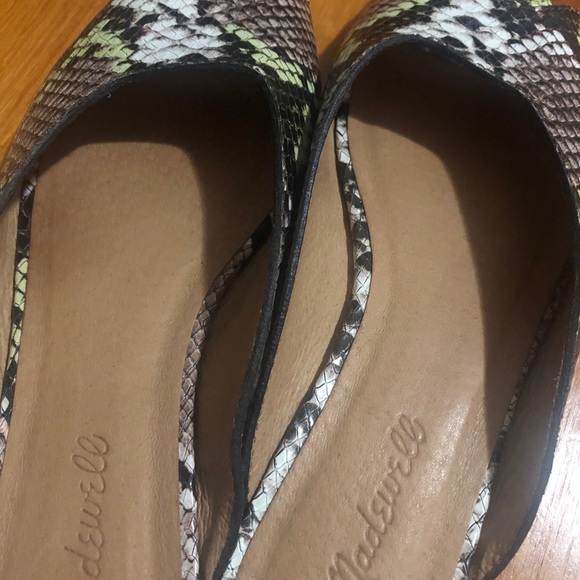 The Erica Peep-Toe Mule in Snake Embosse NEW IN BOX! - Picture 8 of 8